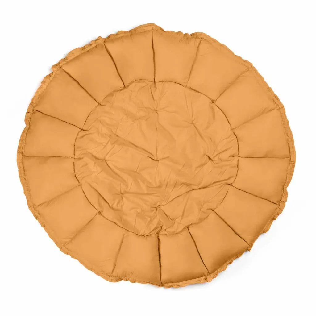 Play&Go Kinderteppich, Spielteppich, Spielmatte - Blühen, Organic, Farbe: Bloom Senf