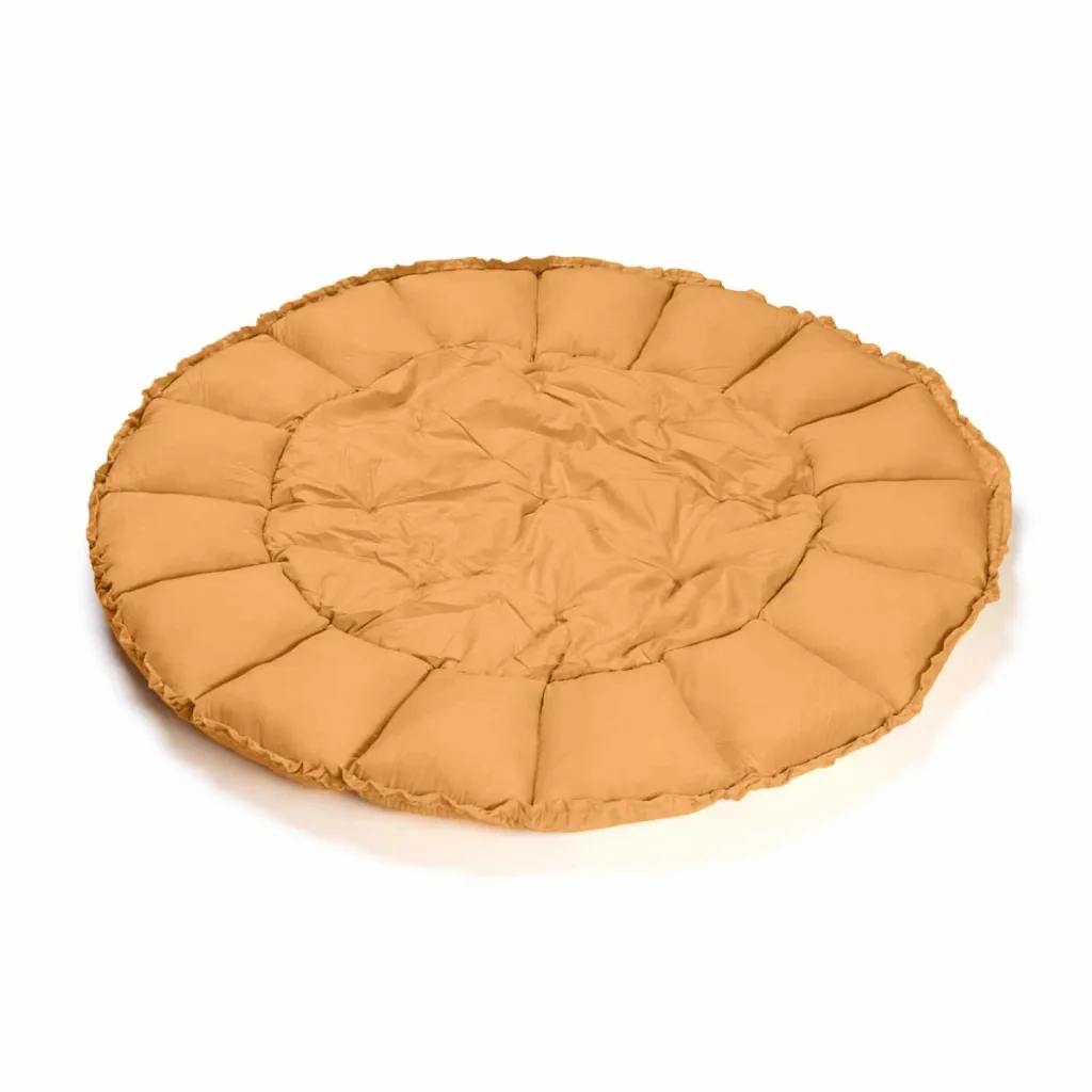 Play&Go Kinderteppich, Spielteppich, Spielmatte - Blühen, Organic, Farbe: Bloom Senf