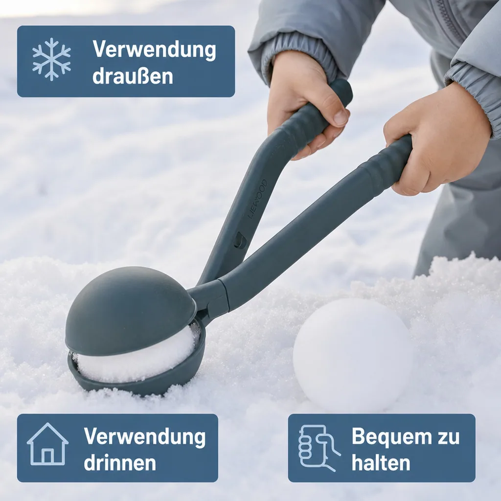Liewood Schneeformer, Schneeballformer, Schneeballzange - Huey, Farbe: Whale blue