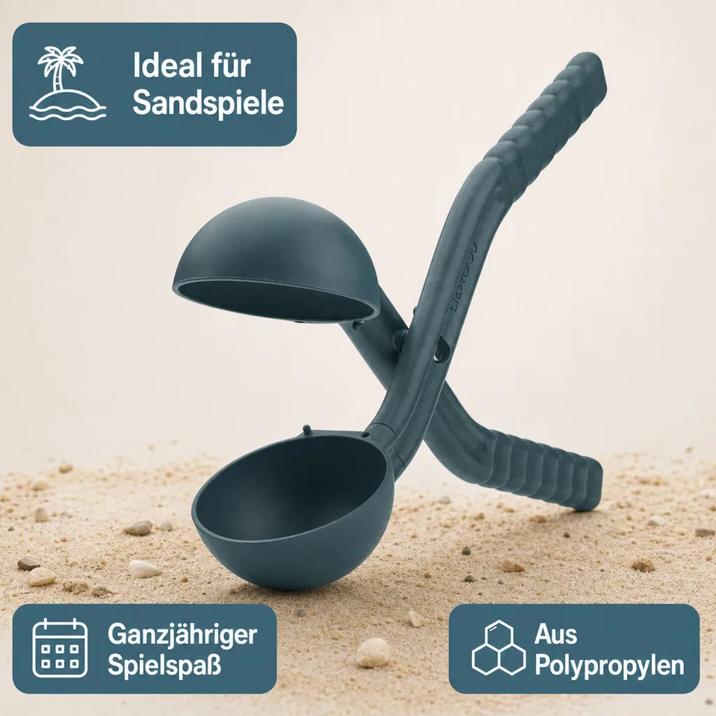Liewood Schneeformer, Schneeballformer, Schneeballzange - Huey, Farbe: Whale blue