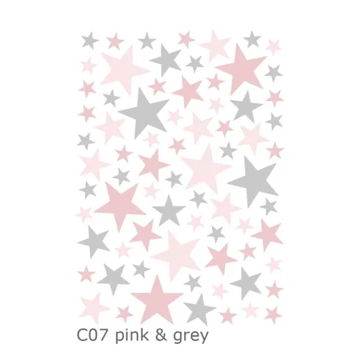 Lilipinso Wandsticker Basics gemischte Sterne, Farbe: gentle sky