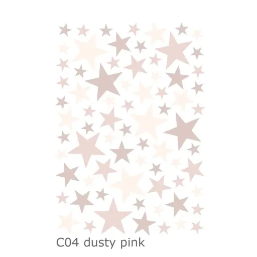 Lilipinso Wandsticker Basics gemischte Sterne, Farbe: dusty ice blue