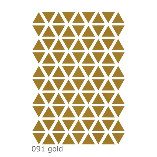 Lilipinso Wandsticker Basics Dreiecke, Farbe: pineapple