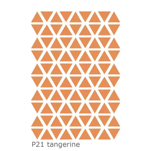 Lilipinso Wandsticker Basics Dreiecke, Farbe: pineapple