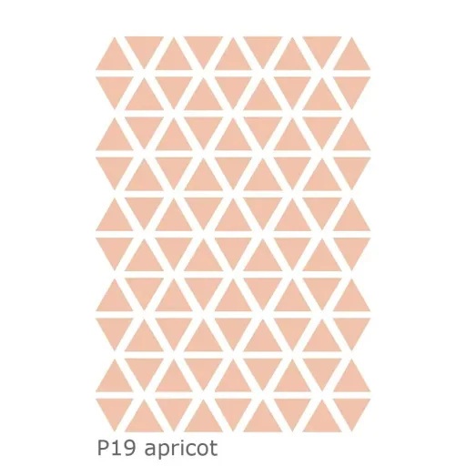 Lilipinso Wandsticker Basics Dreiecke, Farbe: pineapple