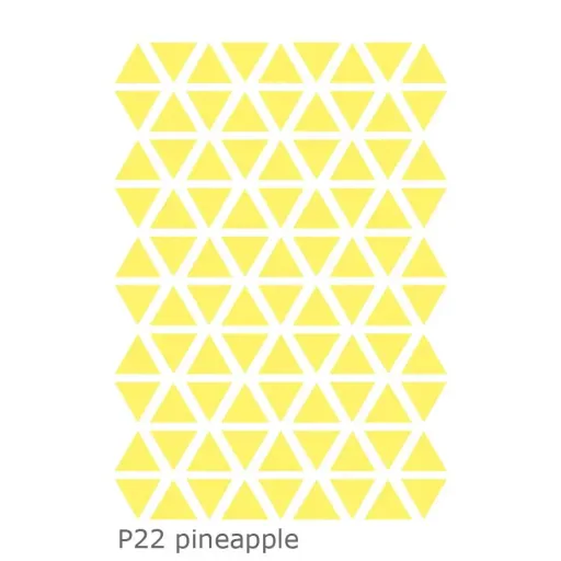 Lilipinso Wandsticker Basics Dreiecke, Farbe: pineapple