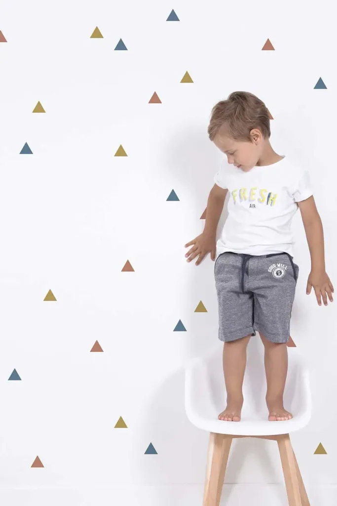 Lilipinso Wandsticker Basics Dreiecke, Farbe: pineapple
