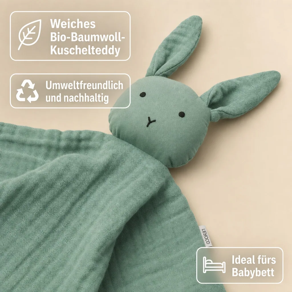 Liewood Schnuffeltuch - Addison, Farbe: Peppermint