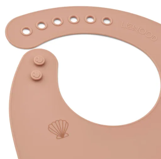 Liewood Silikon Lätzchen 2er pack - Tilda, Farbe: Seashell Pale tuscany
