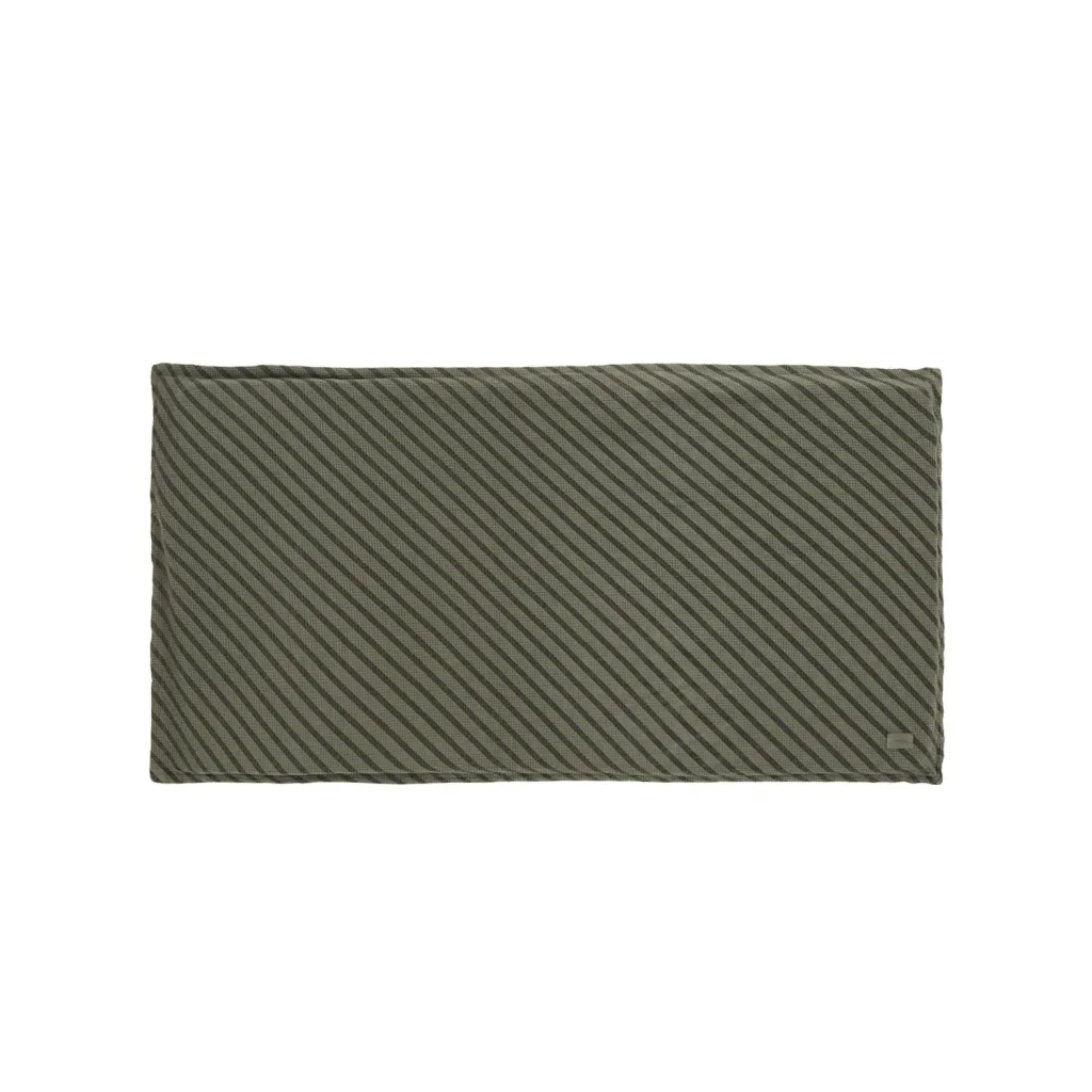 Nobodinoz LANDSCAPE Spielmatratze, 60 x 120 cm, Farbe: Streifen Vetiver