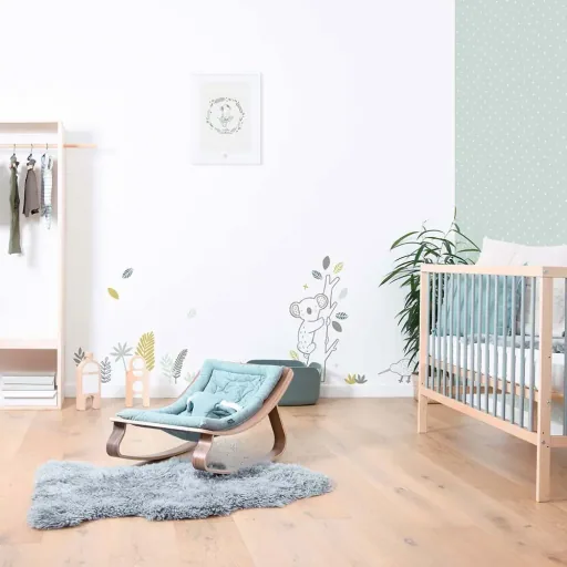 Lilipinso Wandsticker XL Kleiner Koala auf Ast grau grün