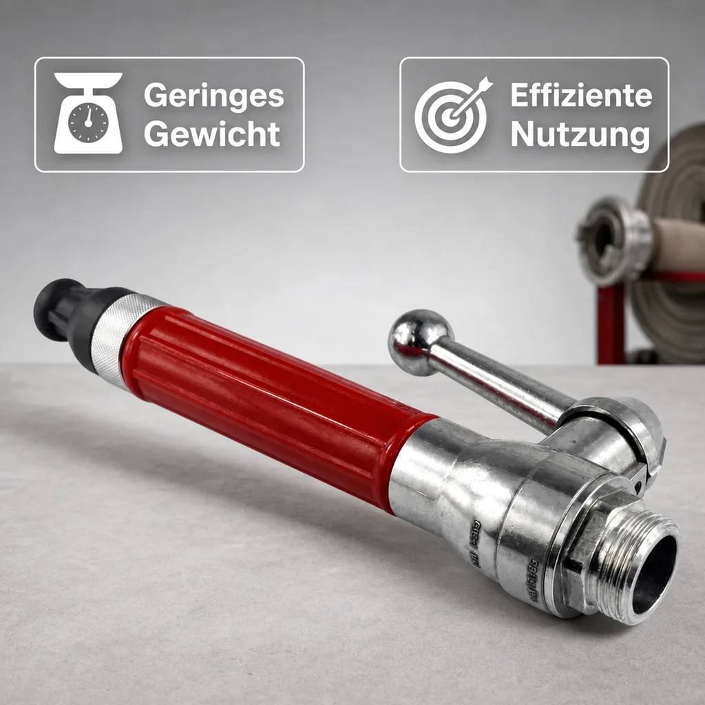 Storz Strahlrohr, D Strahlrohr, Feuerwehrkupplung, 1 Zoll