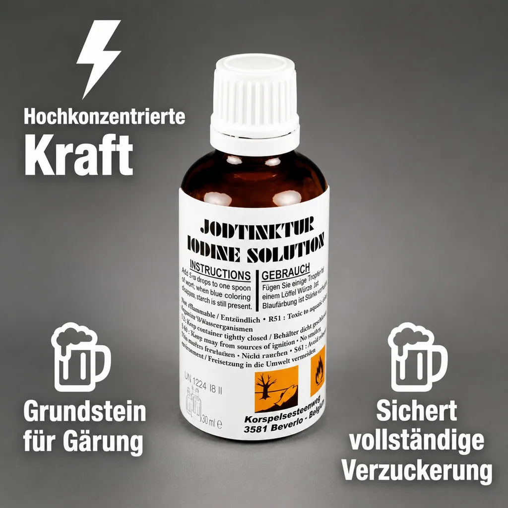 Jodtinktur zur Bestimmung des Stärkegehaltes, 30ml