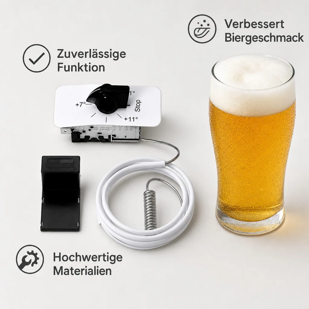 Thermostat mit Fühler, Eis bis +12°C
