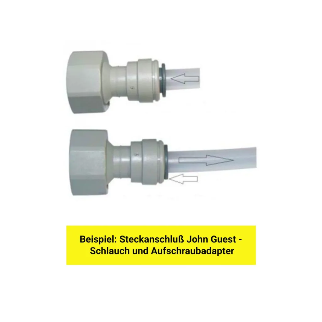 3/4" auf 5/16" Schlauch-Adapter | Aufschraubverbinder für Bier- & Luftleitungen