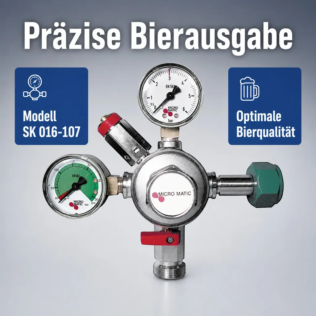 Druckminderer Co2 Micro-Matic - Bier Zapfanlage