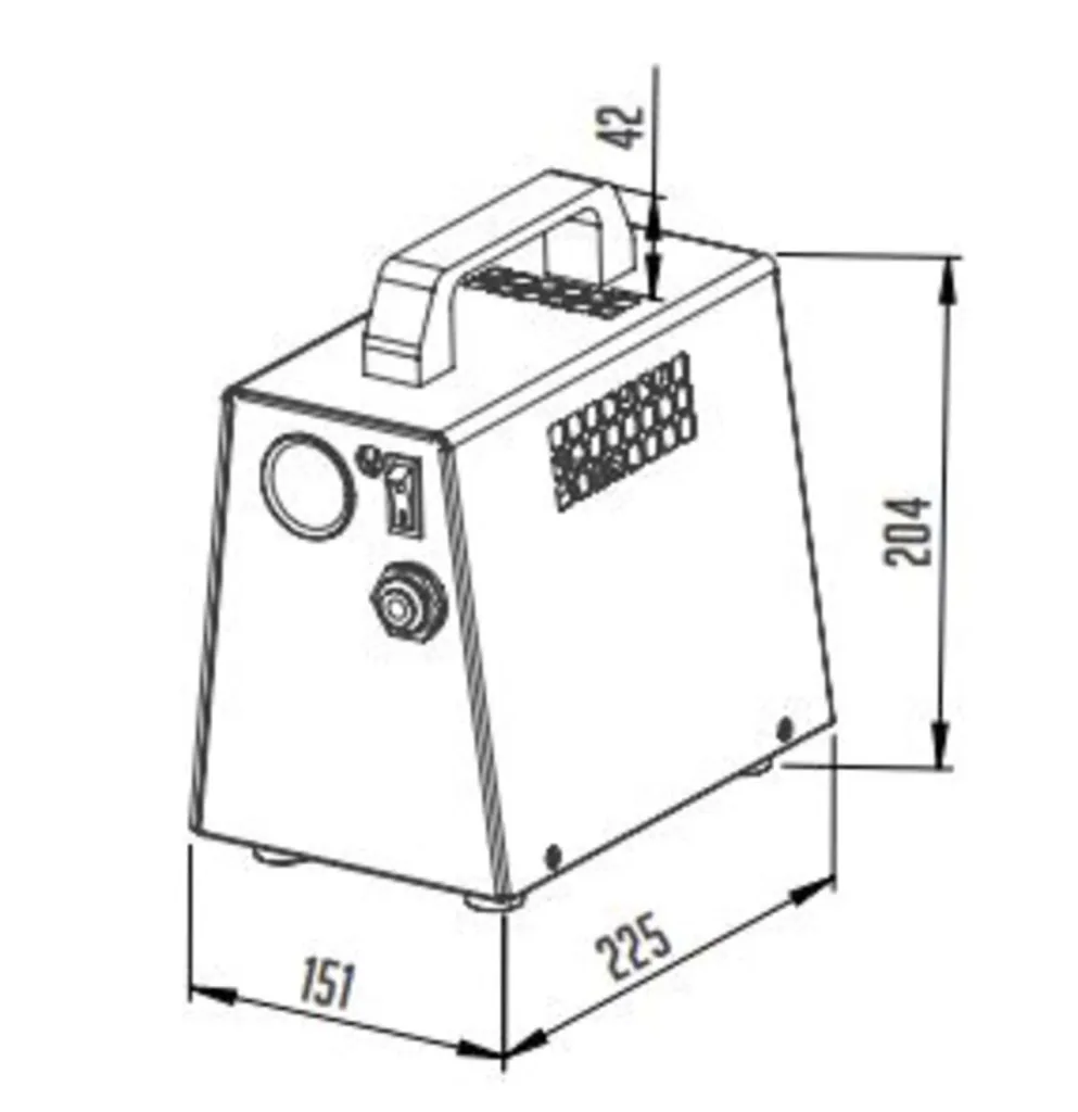 Druckluft Kompressor, Mini Kompressor, Luftkompressor - VK15 / VK30, für Bierzapfen ohne CO2, Model: Mini-Kompressor VK15