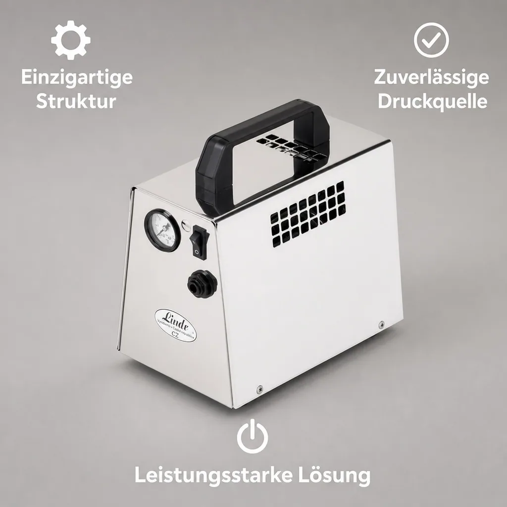 Druckluft Kompressor, Mini Kompressor, Luftkompressor - VK15 / VK30, für Bierzapfen ohne CO2, Model: Mini-Kompressor VK15