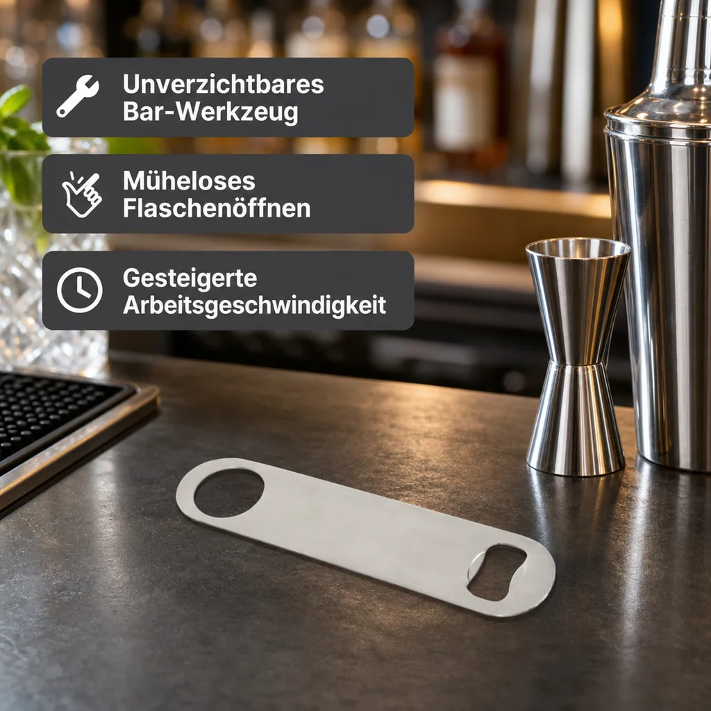 Flaschenöffner, Bieröffner - Speed Opener, Profi-Qualität für Gastronomie & Bar
