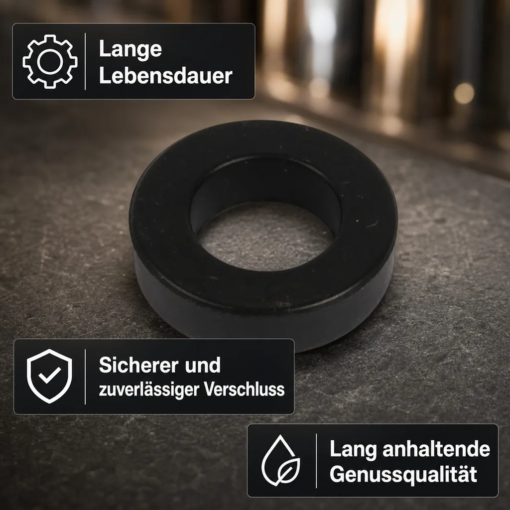 Dichtung am Stößel für Keg - Verschluss (Kombi-Fitting) (Micro Matic und Hiwi)