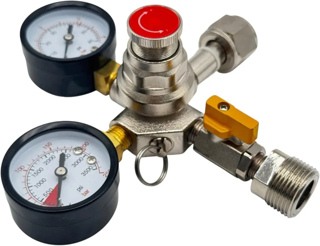 Druckminderer, Druckregler, Druckreduzierventil - CO2 für Bier Zapfanlage 3 bar, 1-leitig