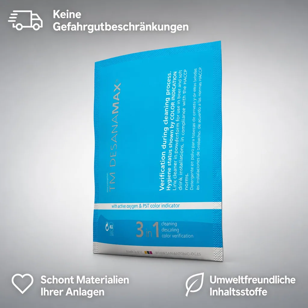 TM-Desana Max | Reinigungs- & Desinfektionspulver mit Farbindikator für Getränkeleitungen