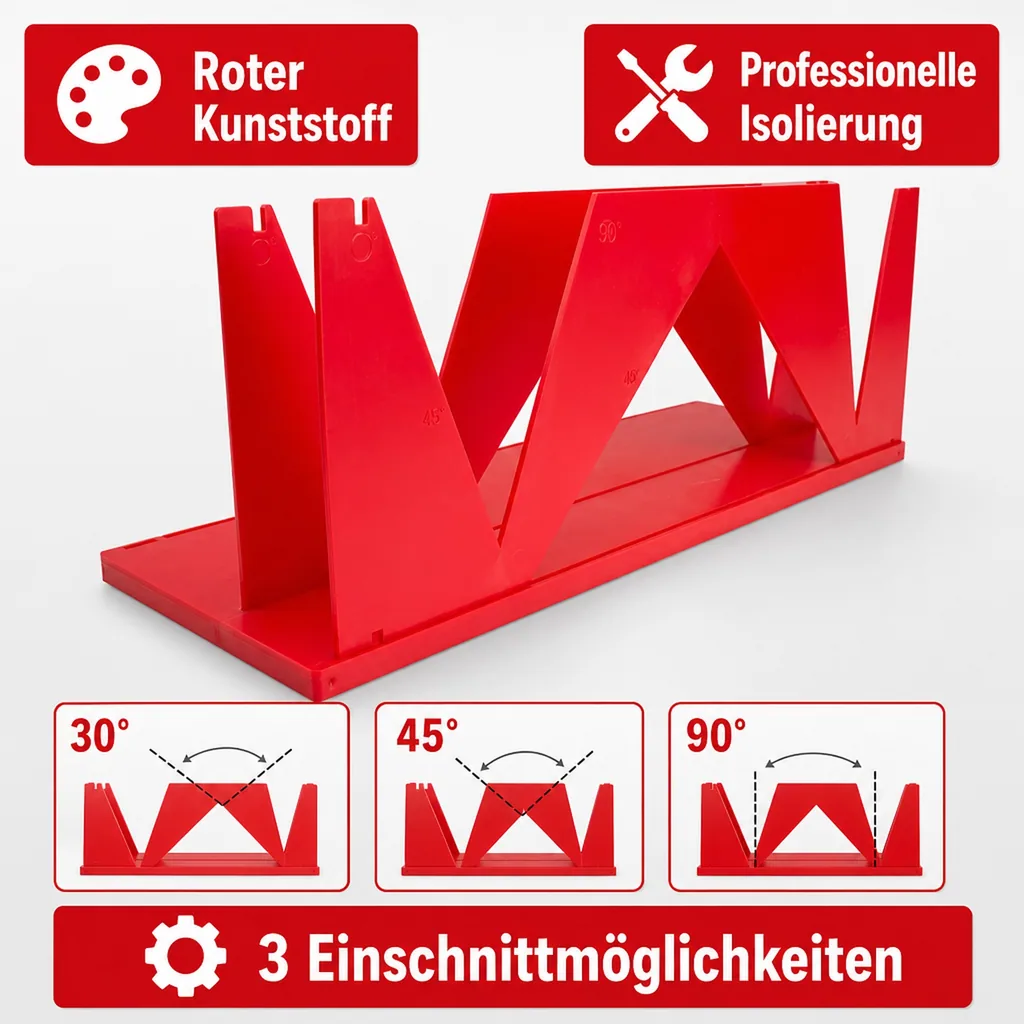 Gehrungslade für Isolierung