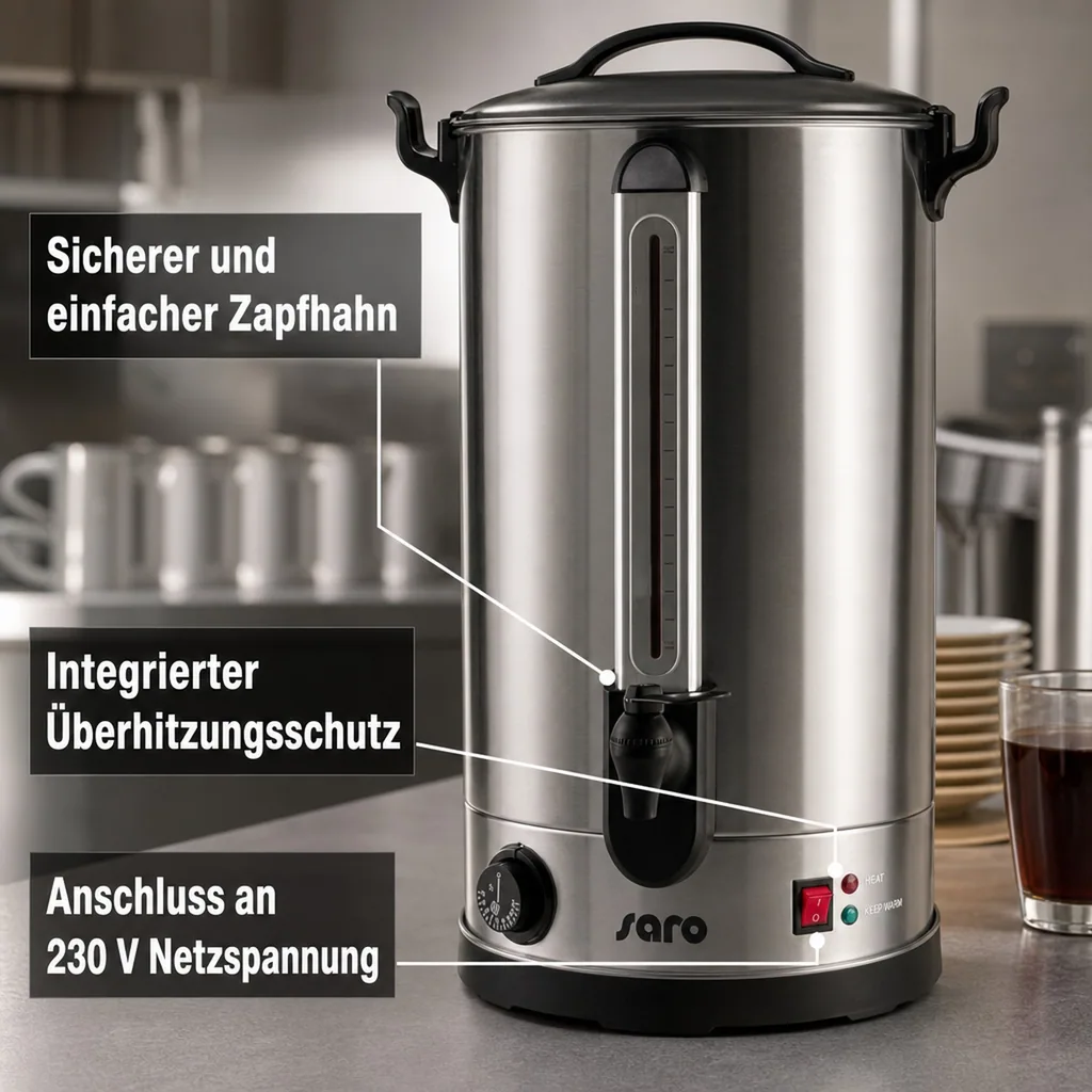 Glühweinkocher, Glühweinspender - ANCONA 30