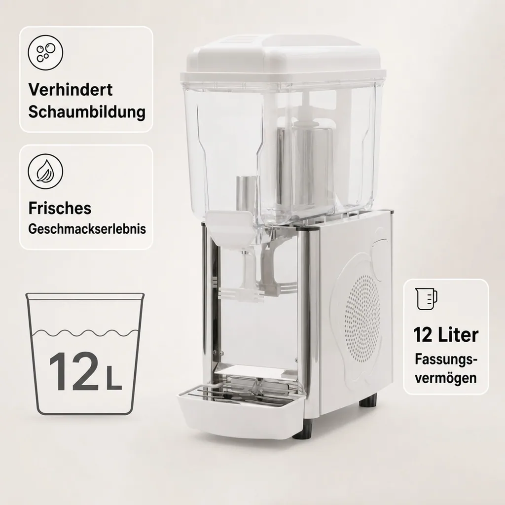 Getränkespender mit Kühlung, Saftspender mit Kühlung, Kaltgetränke Dispenser, getränkespender mit zapfhahn