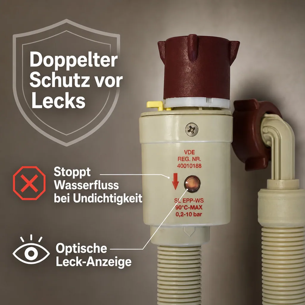 Zulaufschlauch Waschmaschine, Aquastop, Sicherheitszulaufschlauch 2m