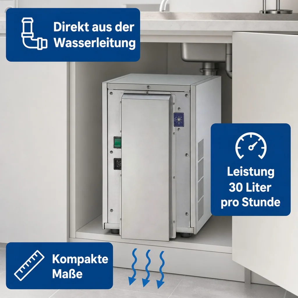 Wassersprudler, Wasserspender, Trinkwassersprudler - Blusoda Box 30 fizz, Untertheken