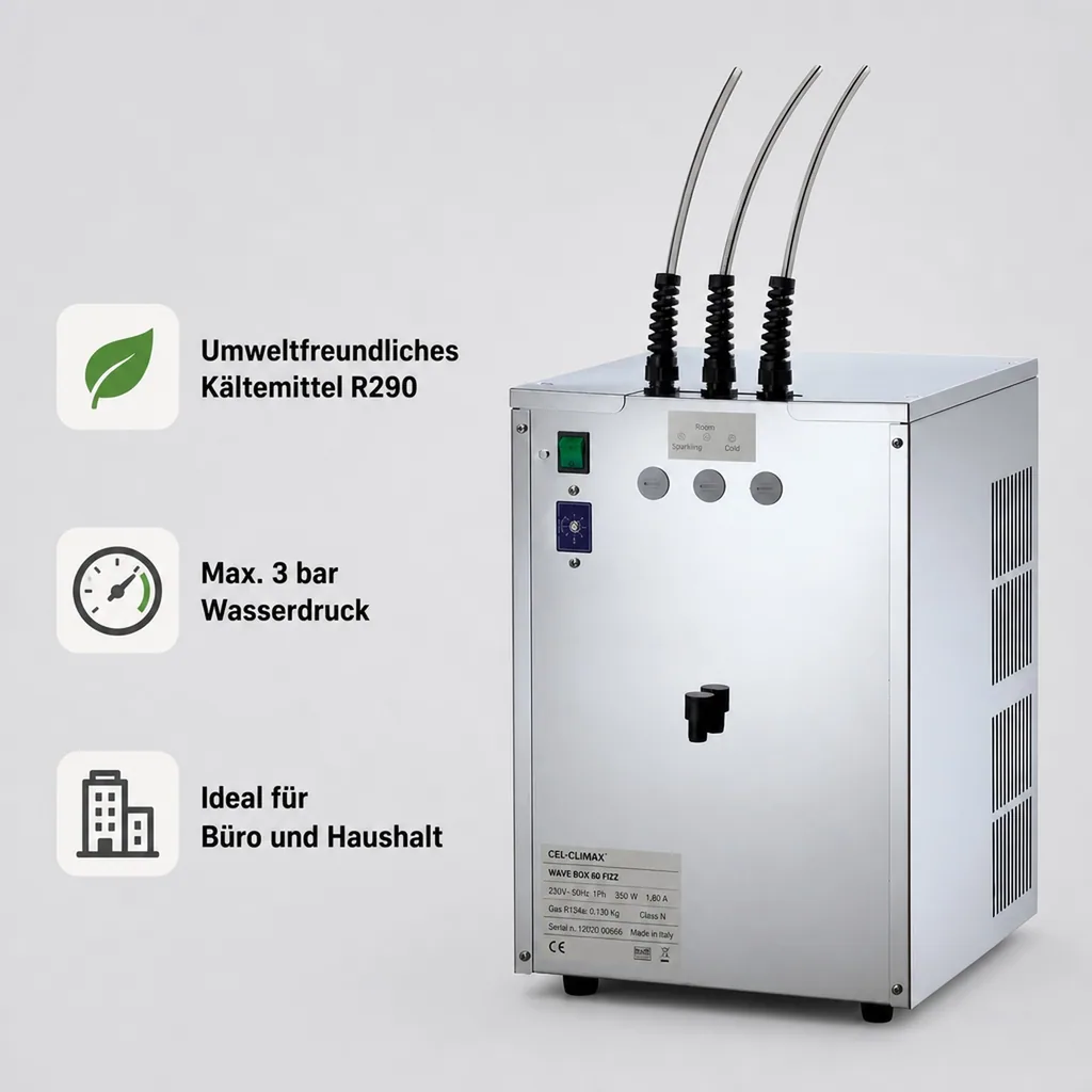 Wassersprudler, Wasserspender, Trinkwassersprudler - Box 60 fizz, Untertheken