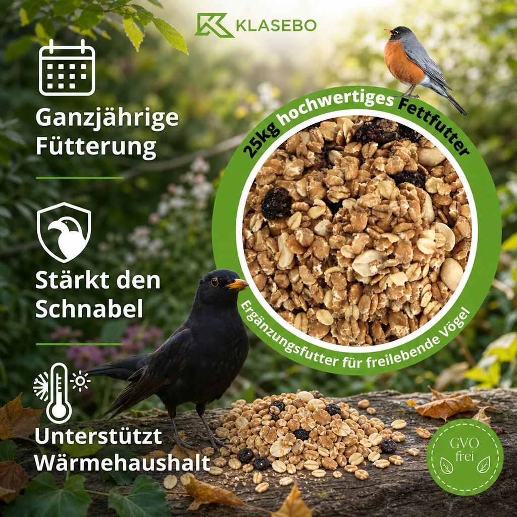 Fettfutter 25 kg, Vogelfutter