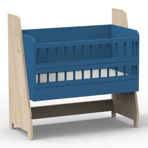 Mathy by Bols "Asymetry" Baby Beistellbett umbaubar zum Schreibtisch