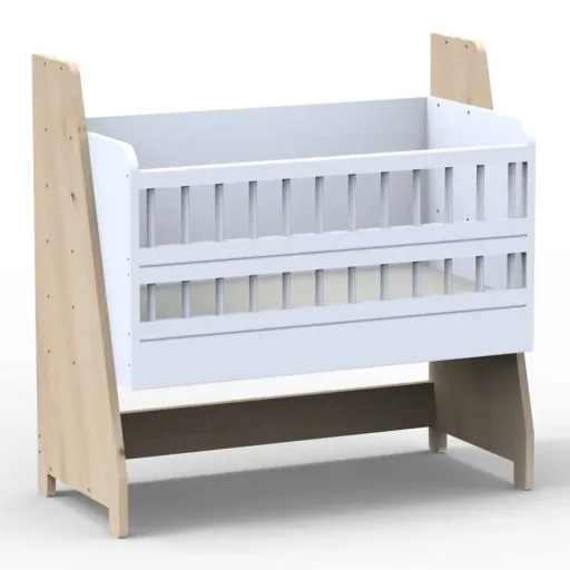 Mathy by Bols "Asymetry" Baby Beistellbett umbaubar zum Schreibtisch