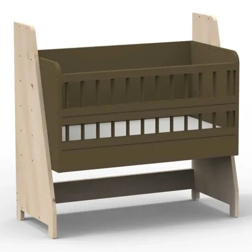 Mathy by Bols "Asymetry" Baby Beistellbett umbaubar zum Schreibtisch