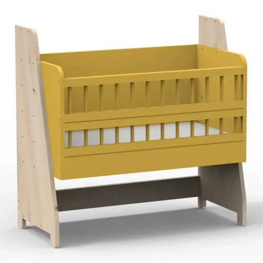 Mathy by Bols "Asymetry" Baby Beistellbett umbaubar zum Schreibtisch