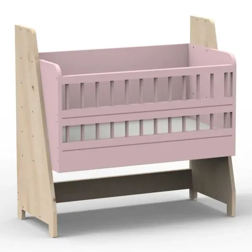 Mathy by Bols "Asymetry" Baby Beistellbett umbaubar zum Schreibtisch