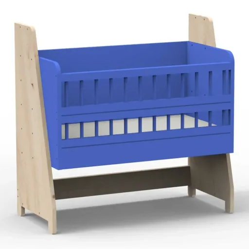 Mathy by Bols "Asymetry" Baby Beistellbett umbaubar zum Schreibtisch