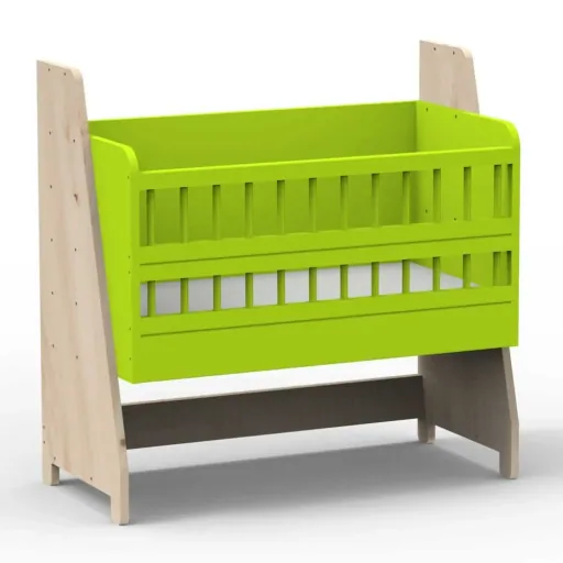 Mathy by Bols "Asymetry" Baby Beistellbett umbaubar zum Schreibtisch