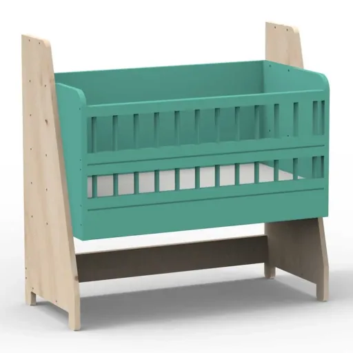 Mathy by Bols "Asymetry" Baby Beistellbett umbaubar zum Schreibtisch