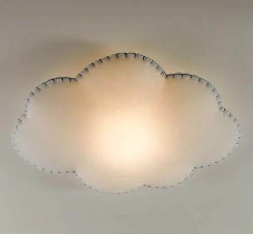Buokids Deckenlampe Nube klein, Farbe der Naht: gelb
