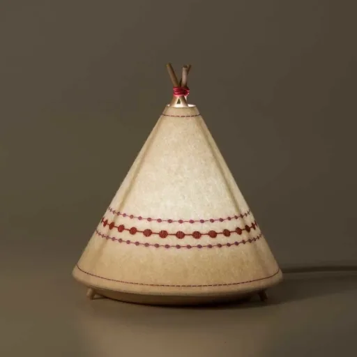 Buokids Tischlampe & Nachtlicht Tipi rot