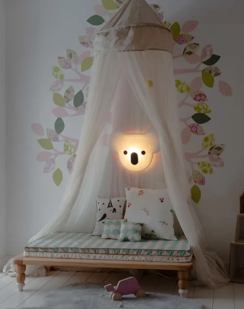 Buokids Soft Wandlampe Koala Bär violet