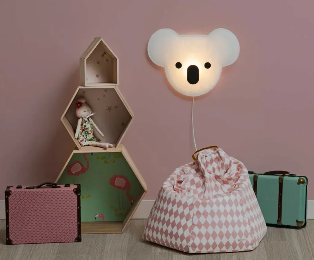Buokids Soft Wandlampe Koala Bär violet