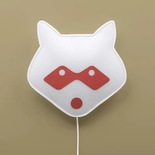 Buokids Soft Wandlampe Waschbär rot