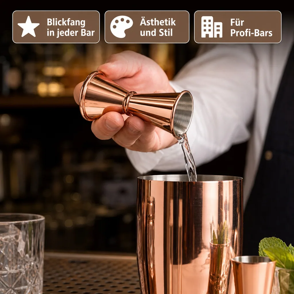 Jigger, Cocktail Messbecher - Japanischer Stil, 20-40ml - Präzise Dosierung für Cocktails