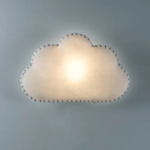 Buokids Softlampe Nachtlicht/Wandlampe Wolke, Farbe der Naht: pink; Ausführung: Wandlampe