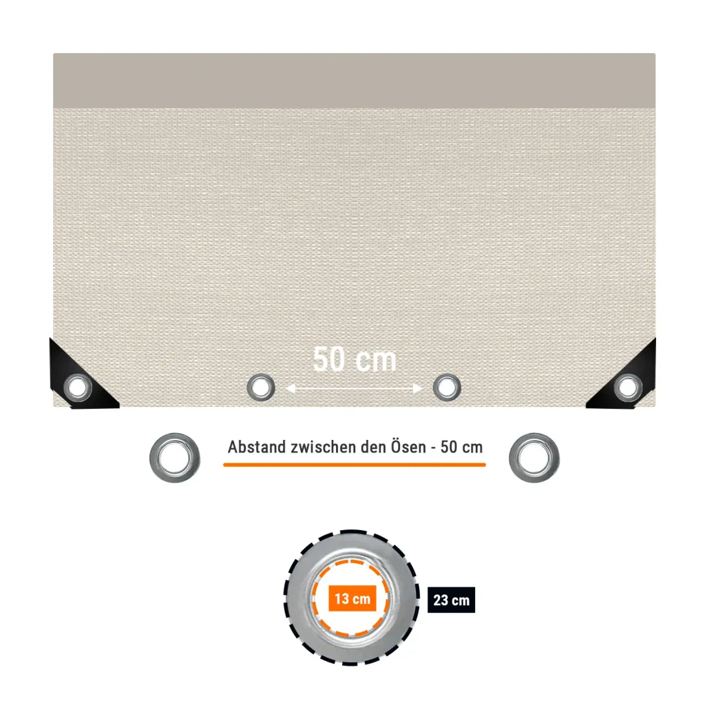 PVC Plane 650 g/m², Abdeckplane Grau, 3x6m (18m²), wasserdicht, reißfest