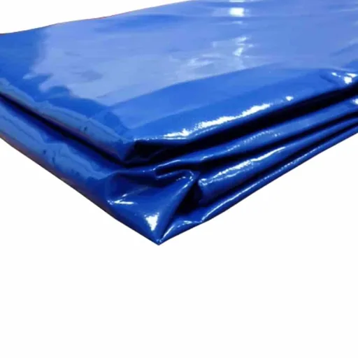 PVC Plane 650g/m², Abdeckplane, Plane 8x10 (80m²), blau, wasserdicht, reißfest